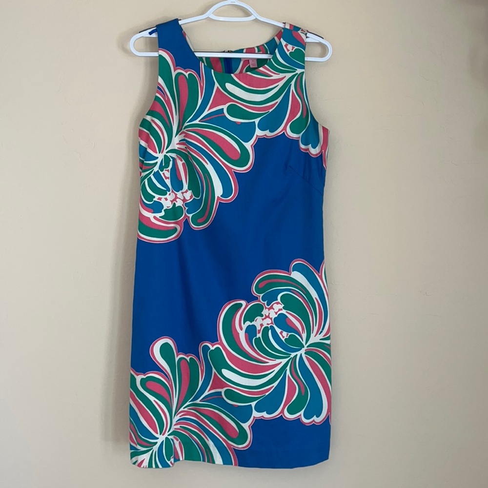Lilly Pulitzer Sleeveless Shift Midi Dress - Picture 1 of 5
